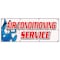 Signmission AIR CONDITIONING SERVICE BANNER SIGN ac cooling technician cold maintenance B-72 Air Conditioning Service - alternate 1